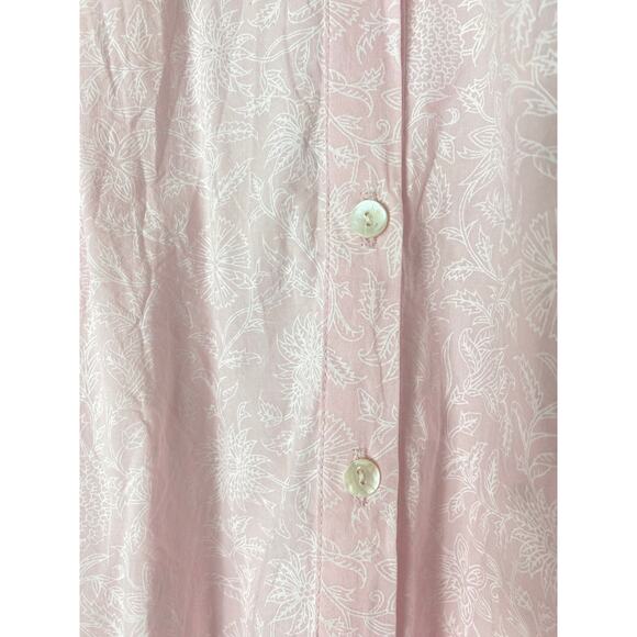 RO'S GARDEN DRESS S PINK PETAL FLIRTY FLORAL COTTON MIDI TIERED BOHO TUCKERNUCK - Picture 7 of 14